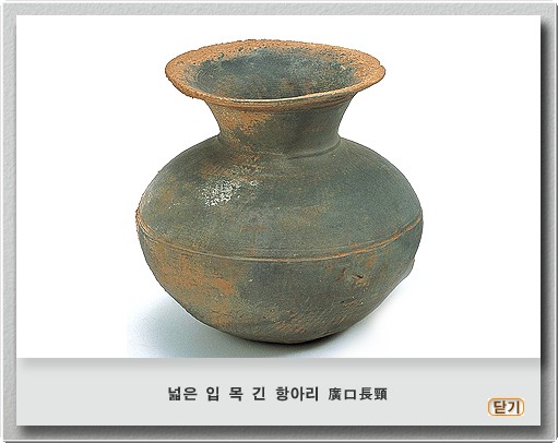 넓은 입 목 긴 항아리 썸네일