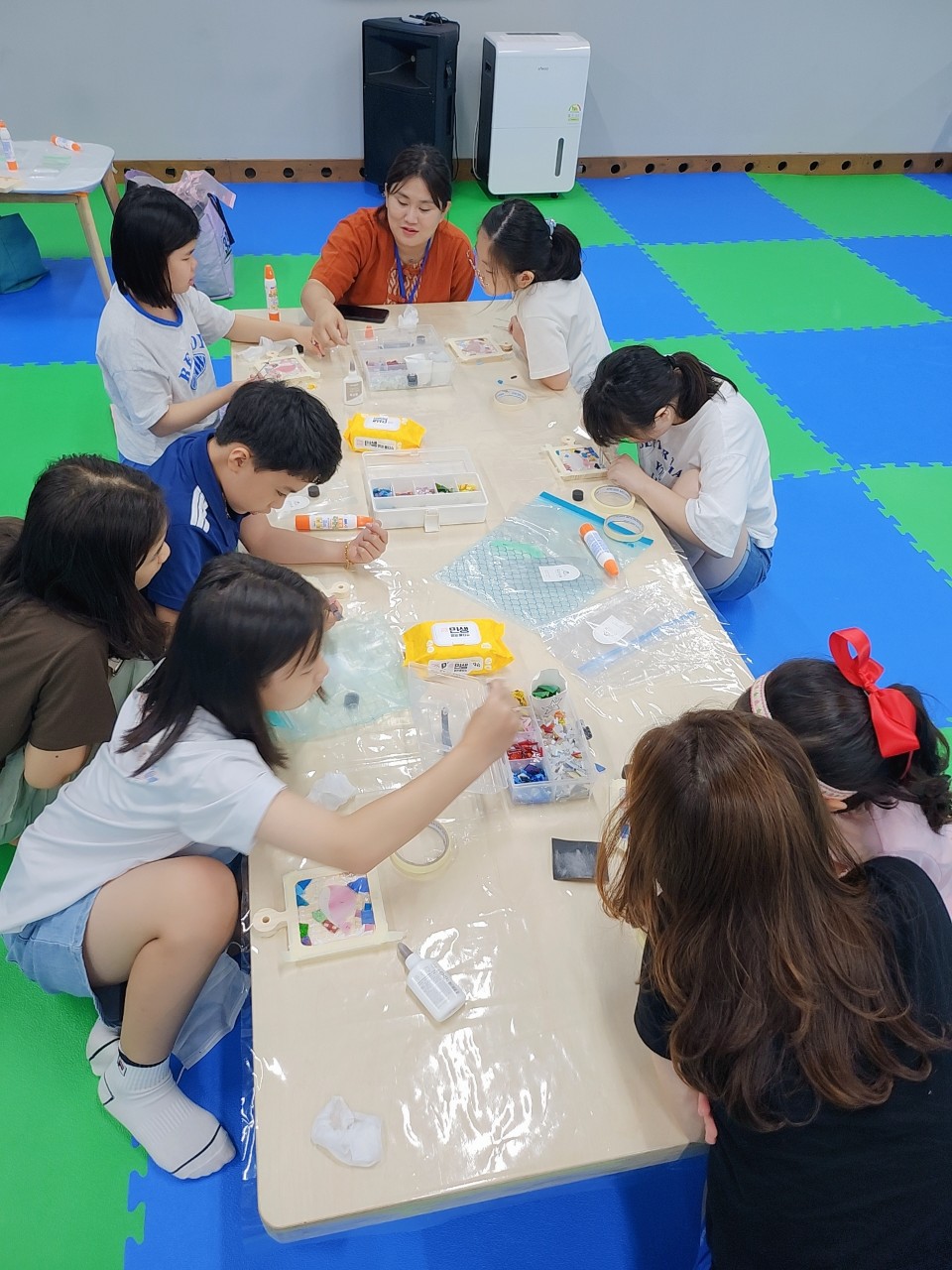 스태인드 글라스--티코스터 만들기