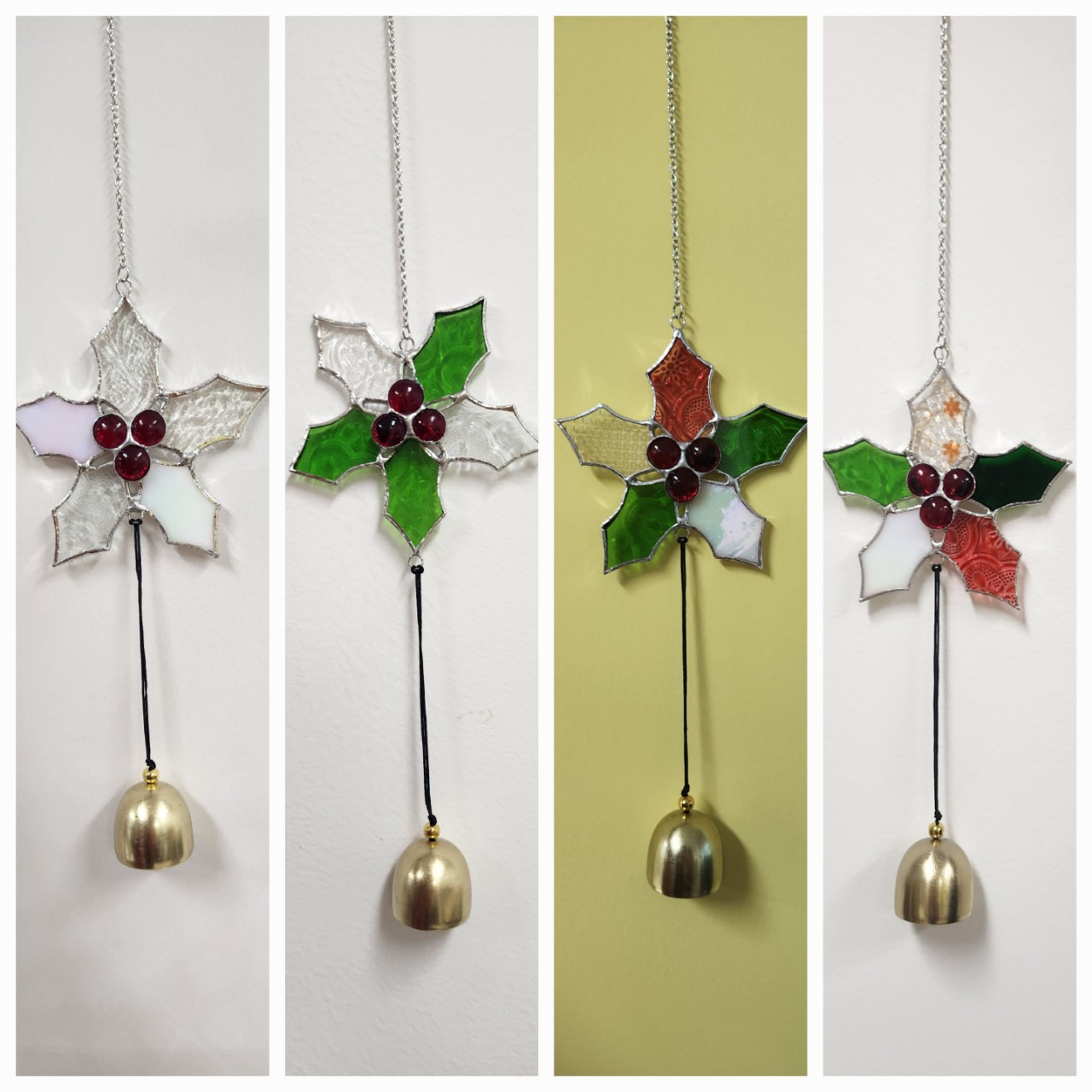 12월 크리스마스 특별 프로그램 유리공예-호랑가시나무 도어벨 만들기 썸네일