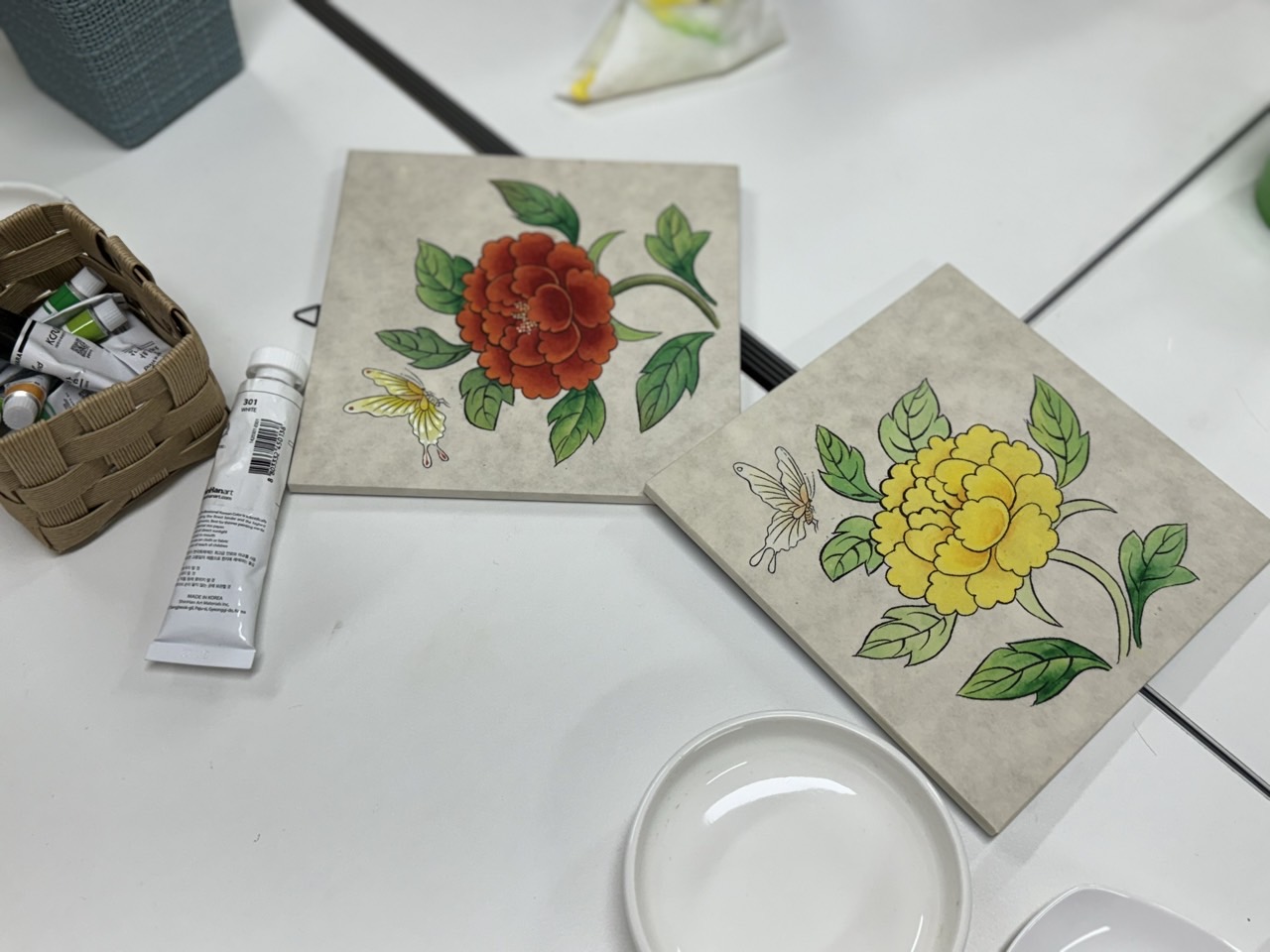 성인원데이클래스-민화(모란도) 액자 만들기 썸네일