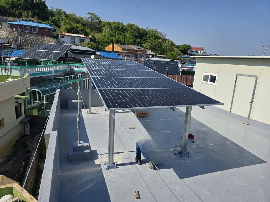 주택용태양광 시공 사진