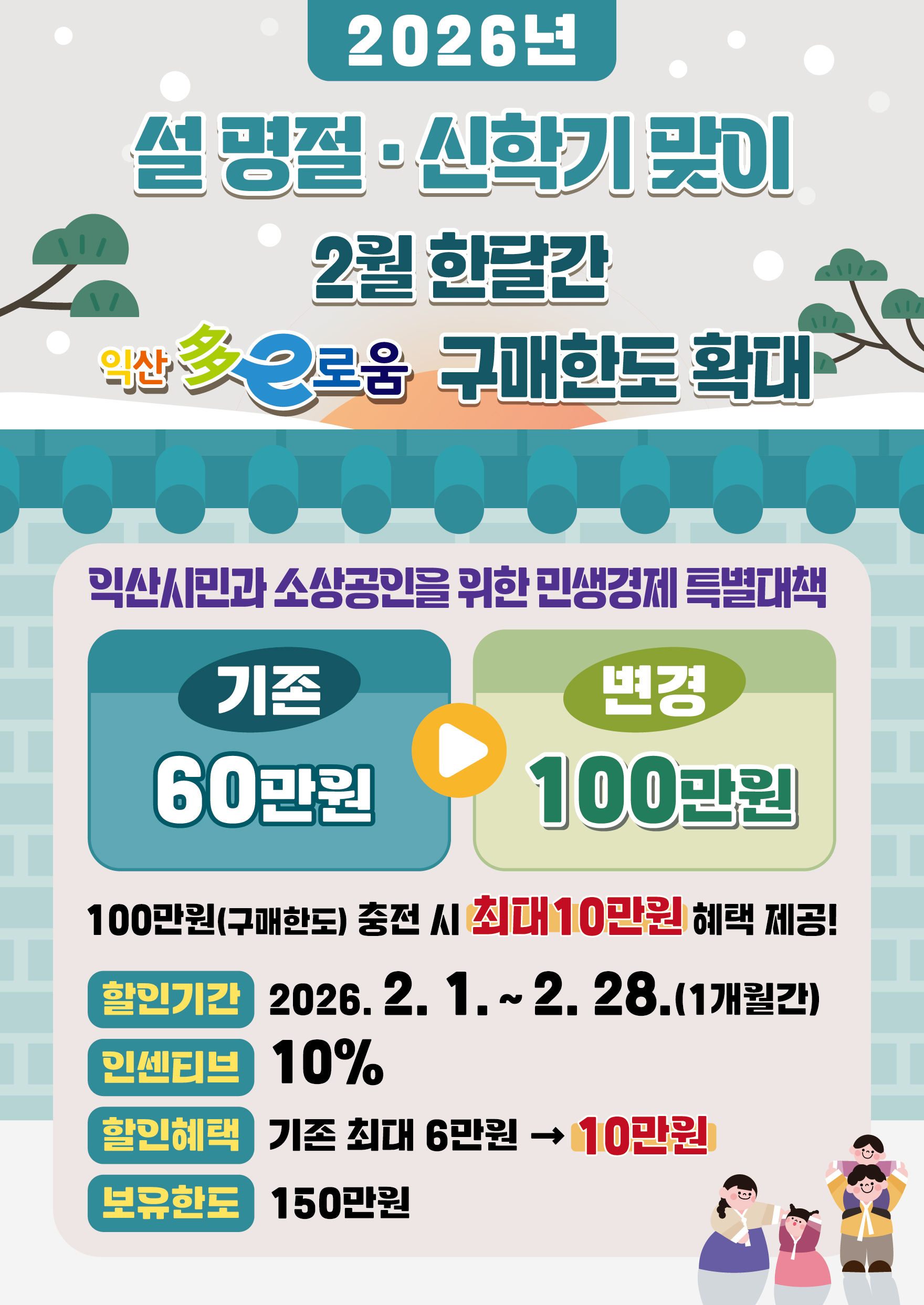 1_2월엔 100만원 충전_익산 다이로움 민생 백신 쏜다 (1).jpg