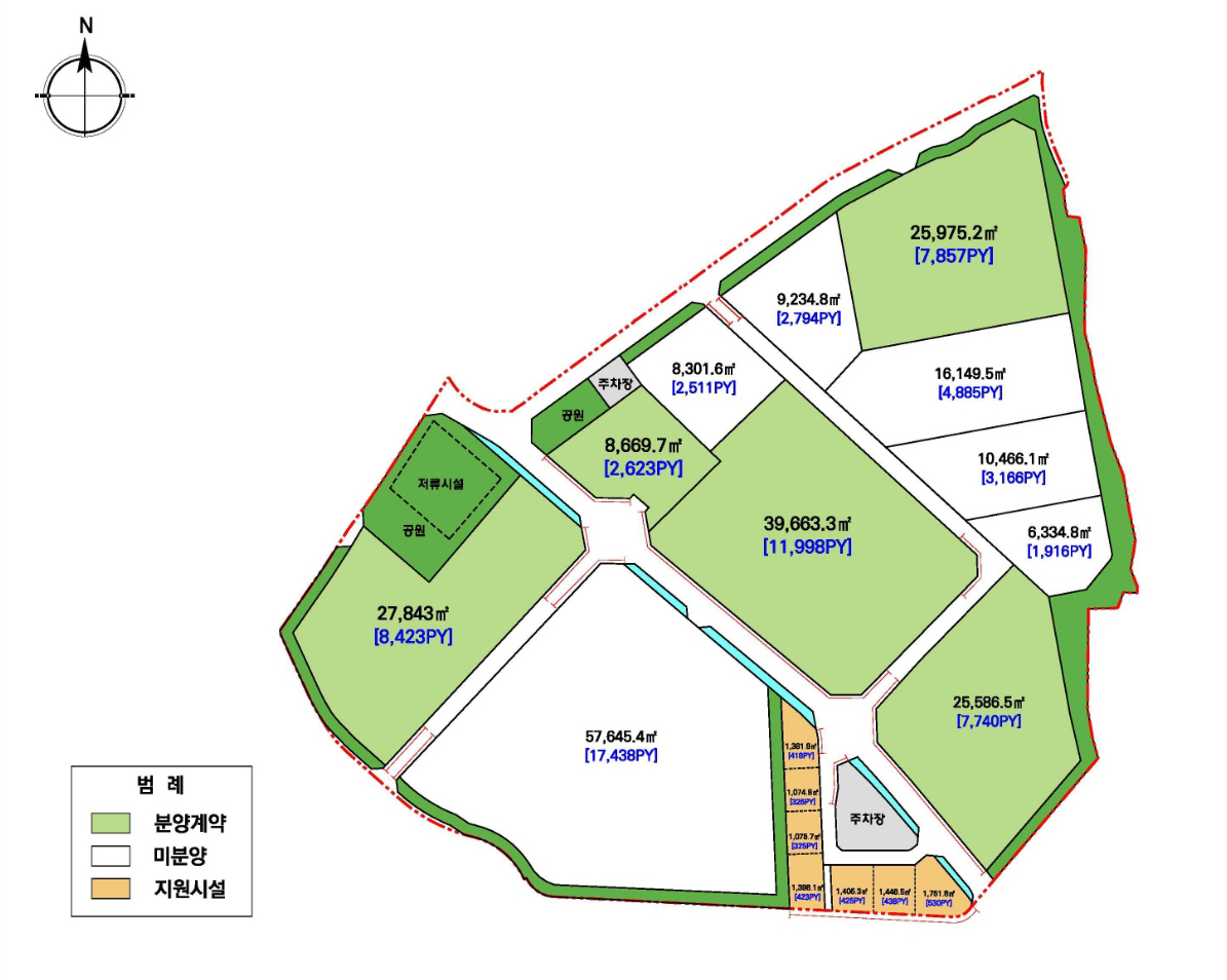 익산함열농고단지안내도