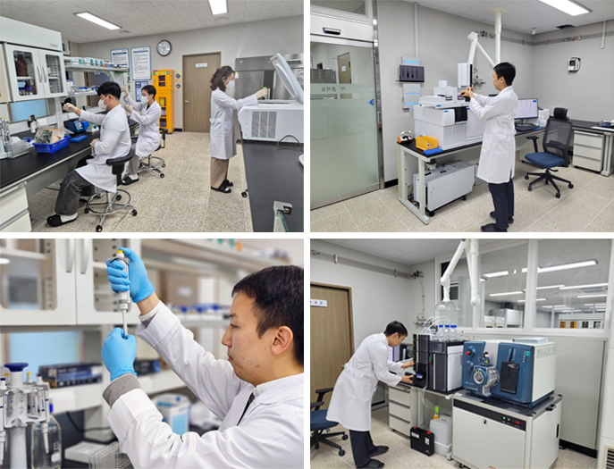 토양검정실 사진