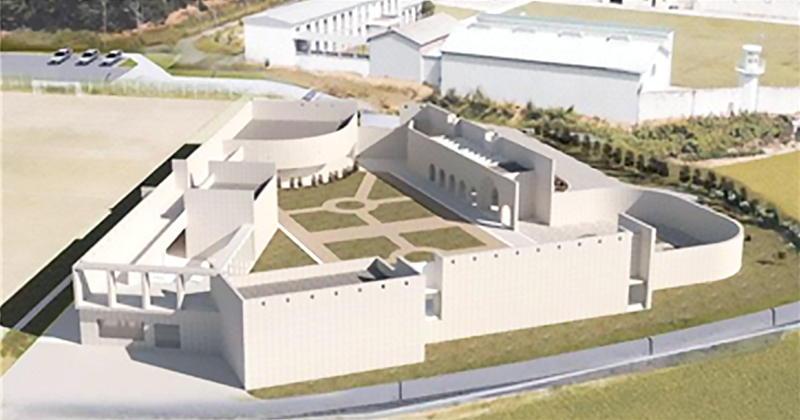 이색 교도소 전경