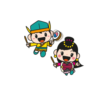 전통 축제 익산시 캐릭터 이미지