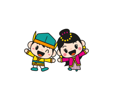 환영 / 인사 익산시 캐릭터 이미지