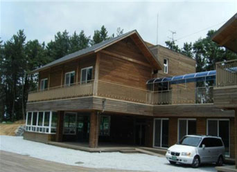 웅포산림문화 체험관 전경