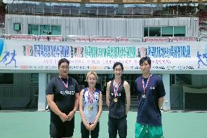 익산시청 육상부, 전국육상경기대회에서 메달 휩쓸어