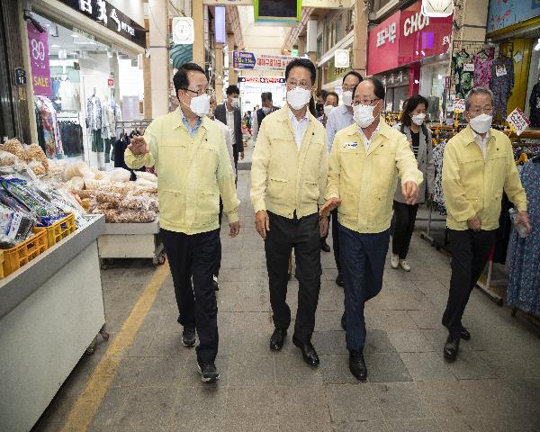 국민의힘당 익산시 수해복구현장 방문