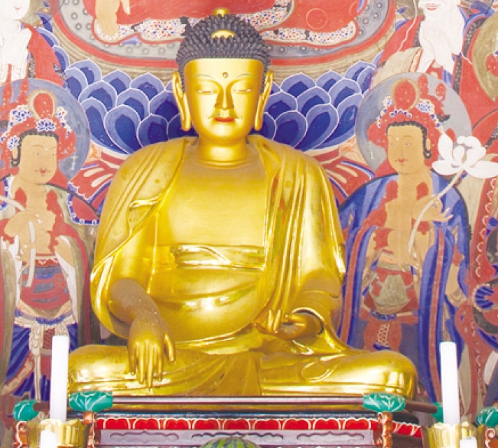 34숭림사복돵전목조석가여래좌상